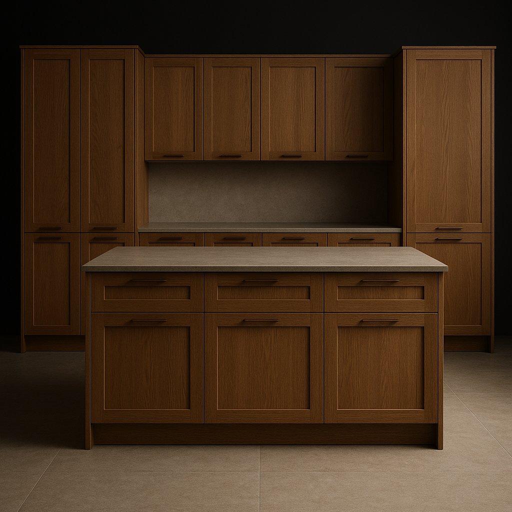 Plan the cabinetry as one clear elevation