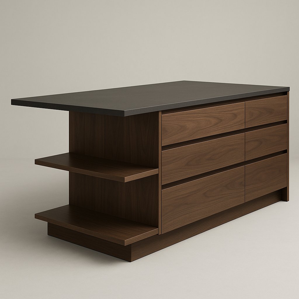 Cantilever Walnut Island